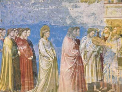 GIOTTO di Bondone The Marriage Procession of the Virgin (mk08) china oil painting image